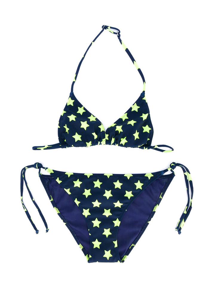 Mc2 Saint Barth - Teen Holly Bikini - Kids - Polyamide/spandex/elastane - 16 Yrs, Blue