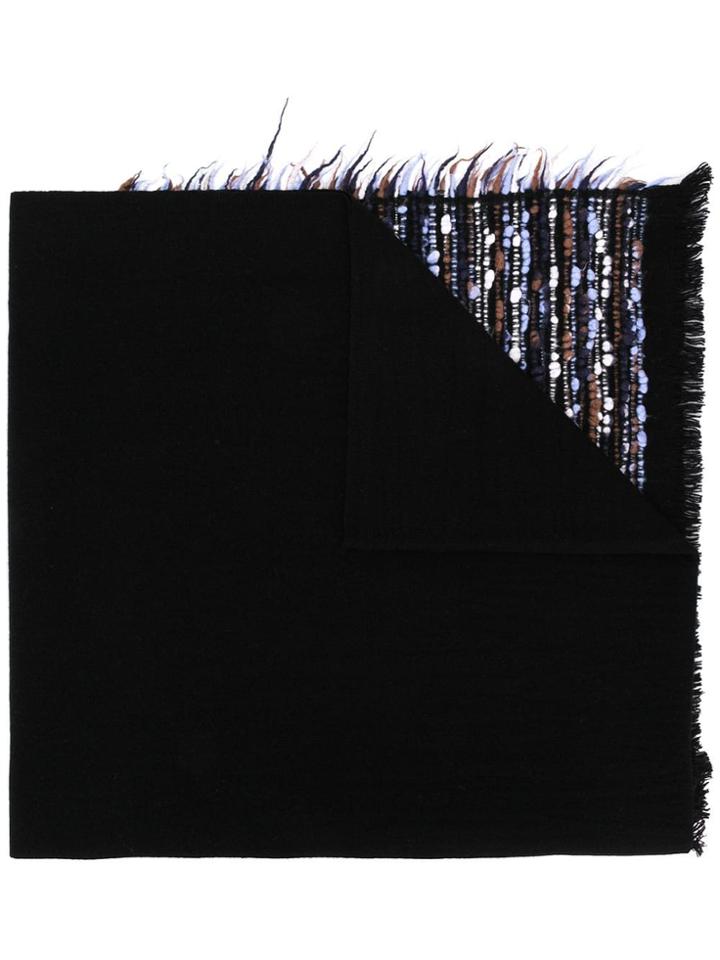 Faliero Sarti Bobble Knit Scarf - Black