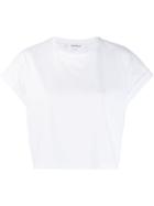 Enföld French Cropped Top - White