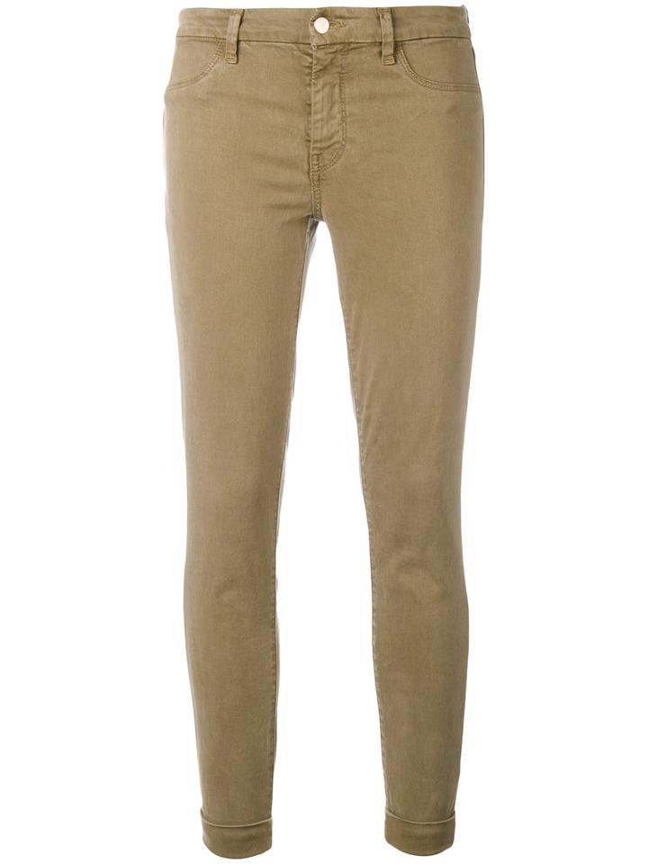 J Brand - Skinny Jeans - Women - Cotton/spandex/elastane/tencel - 26, Brown, Cotton/spandex/elastane/tencel