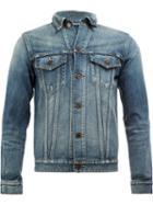 Saint Laurent Sweet Dreams Denim Jacket, Size: Small, Blue, Cotton