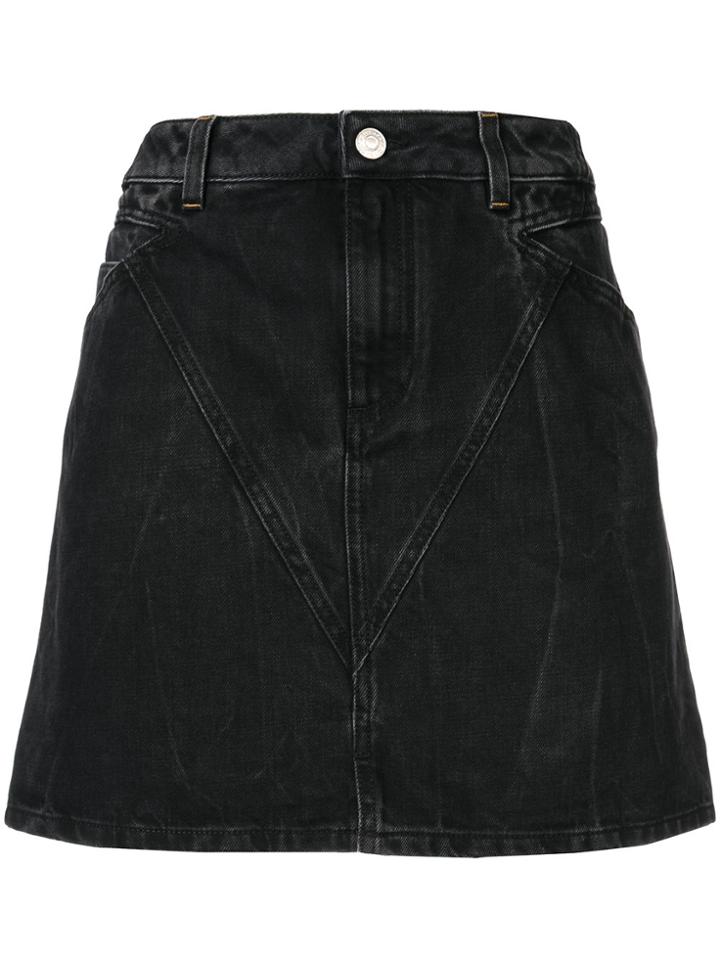 Givenchy Denim Mini Skirt - Black