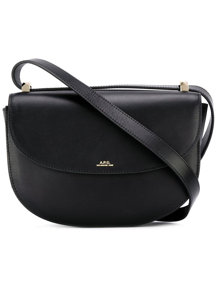 A.p.c. Genéve Shoulder Bag, Women's, Black, Leather