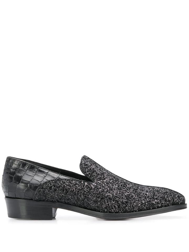 Giuseppe Zanotti Benson Patent Loafers - Black