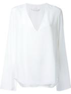 Chloé Deep V-neck Blouse