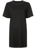Current/elliott Studded T-shirt Dress - Black
