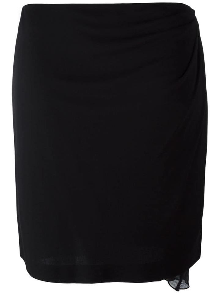 Romeo Gigli Pre-owned Mini Wrap Skirt - Black