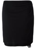 Romeo Gigli Pre-owned Mini Wrap Skirt - Black