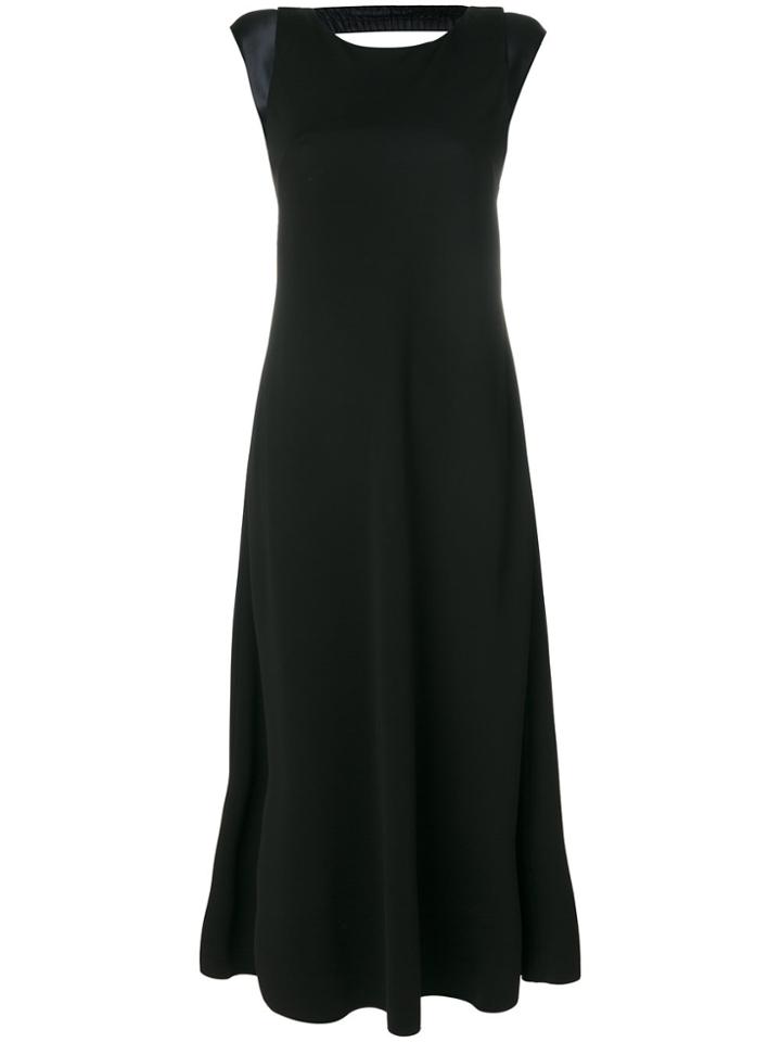 Giorgio Armani Deep V Back Dress - Black