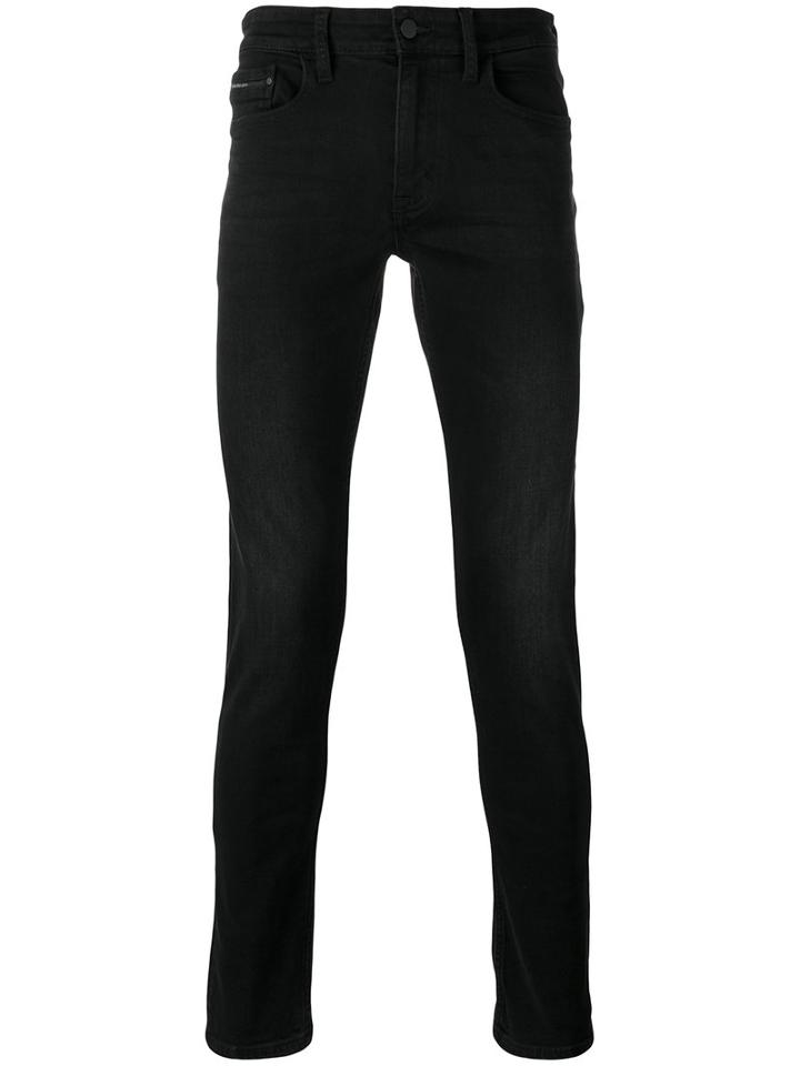 Calvin Klein Jeans Skinny Jeans, Men's, Size: 31, Black, Cotton/polyester/spandex/elastane
