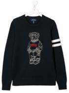Ralph Lauren Kids Polo Bear Sweater - Blue