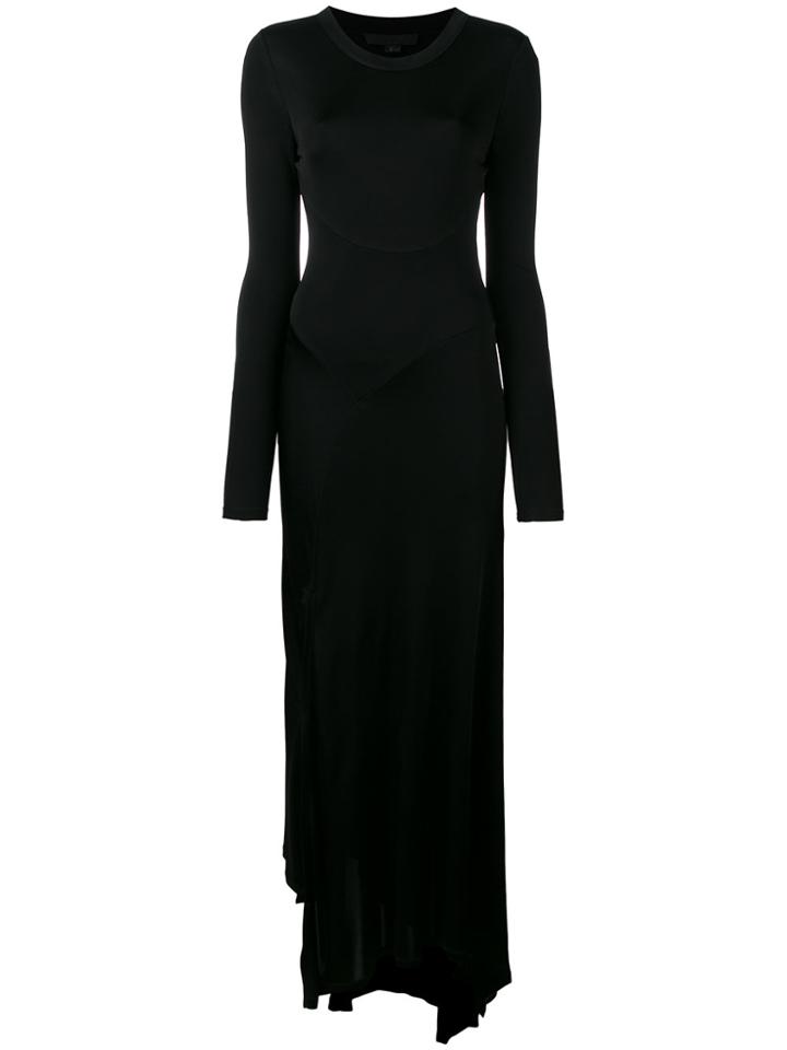 Alexander Wang Deconstructed Long Sleeved Dress - Black