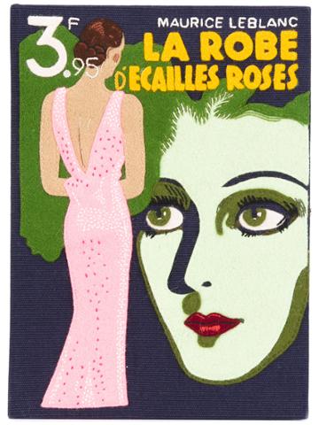 Olympia Le-tan La Robe D'ecailles Roses Book Clutch - Blue