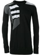 11 By Boris Bidjan Saberi - Patterned Sweater - Men - Cotton - S, Black, Cotton