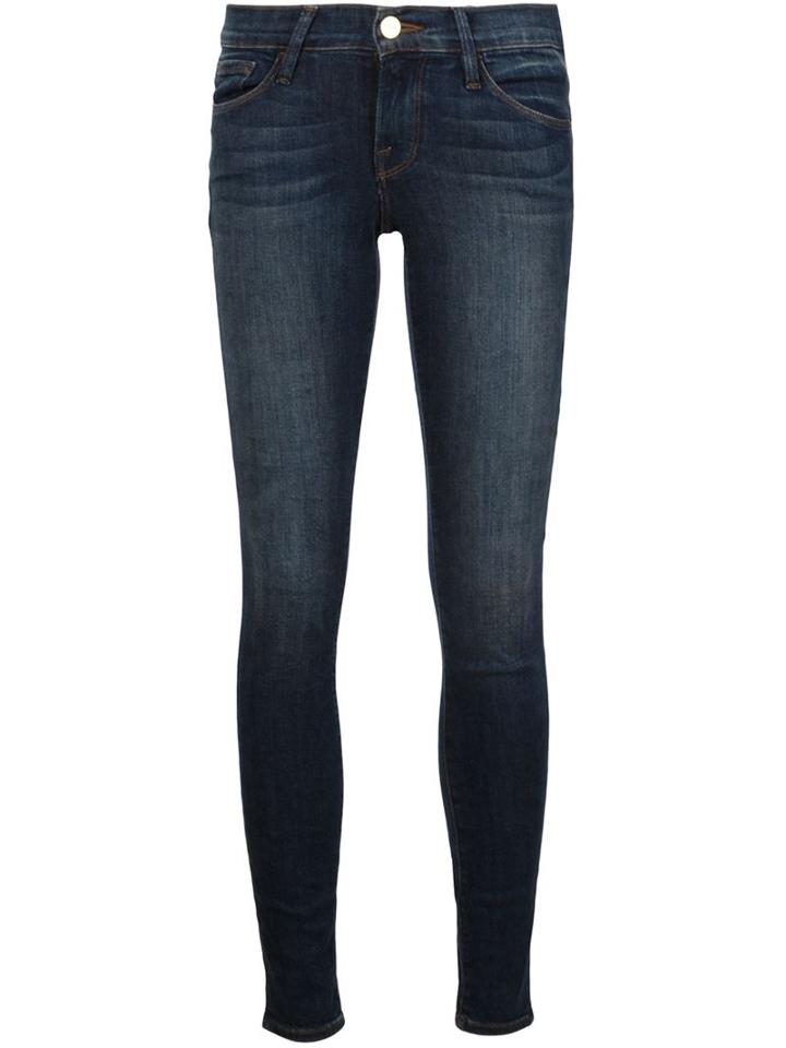 Frame Denim 'le Skinny De Jeanne' Jeans, Women's, Size: 26, Blue, Cotton/polyester