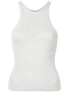 H Beauty & Youth Sleeveless Knitted Top - Metallic