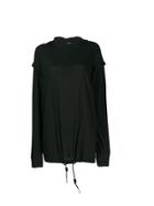 Diesel T-francy Hooded Top - Black
