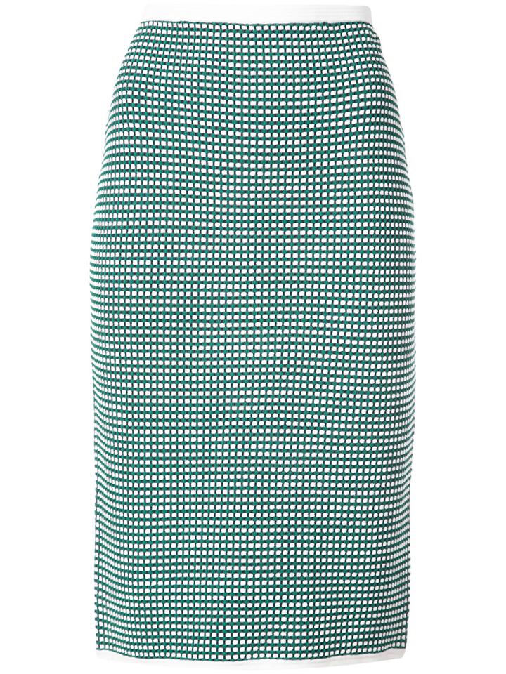 Dvf Diane Von Furstenberg Knitted Skirt - Green