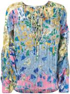 Dondup Floral Print Blouse, Women's, Size: 40, Polyester