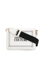 Versace Jeans Couture Foldover Logo Bag - White