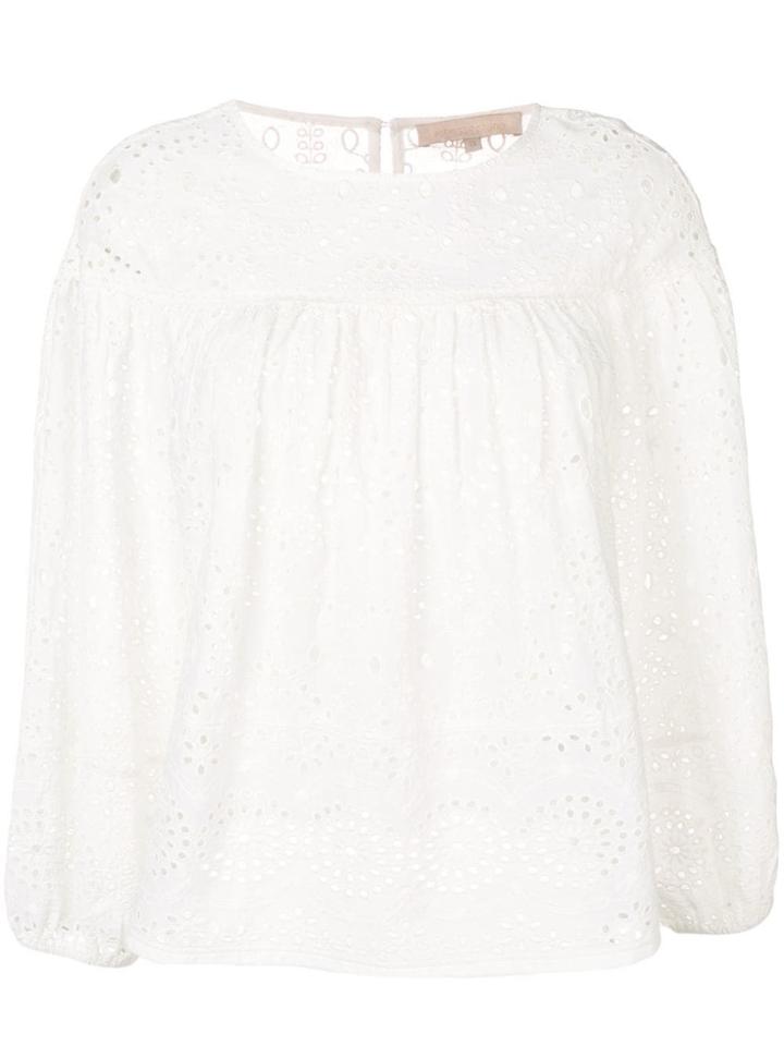 Vanessa Bruno Broderie Anglaise Blouse - White