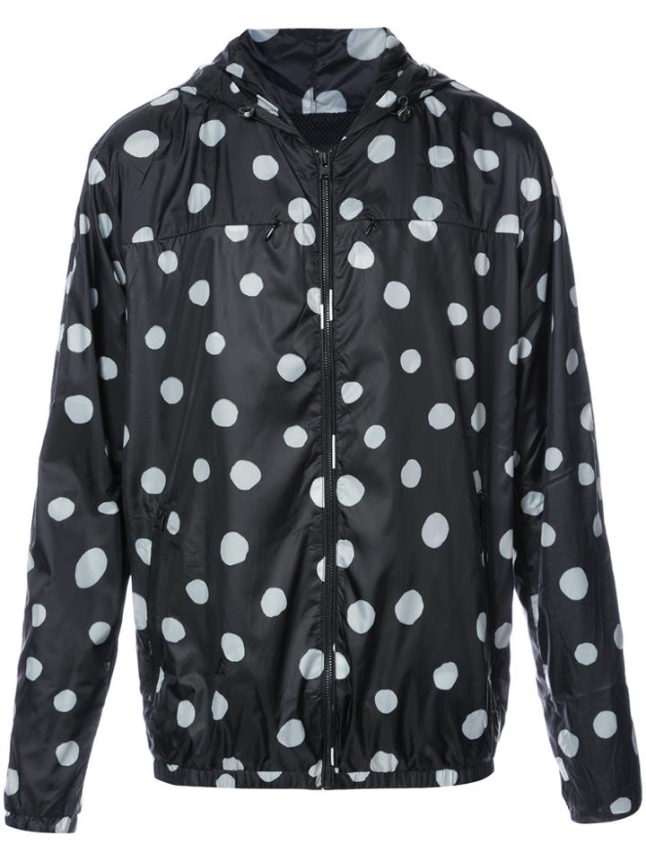 Stampd Printed Hooded Jacket - Black