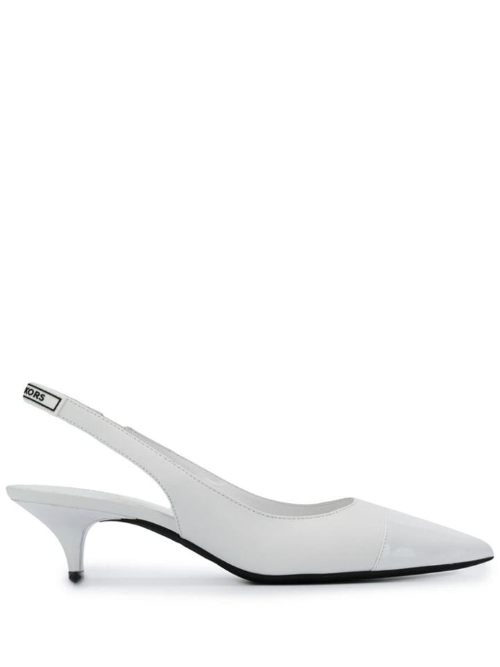 Michael Michael Kors Slingback Pumps - White
