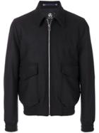 Ps By Paul Smith Classic Collar Bomber Jacket - Black