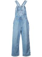 The Great Embroidered Shop Overalls - Blue