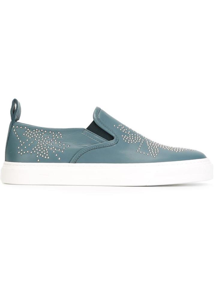 Chloe Studded Slip-on Sneakers