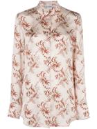 Paco Rabanne Printed Sparkling Buttons Shirt - Pink