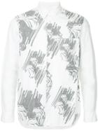 Comme Des Garçons Vintage Rolling Stones Print Shirt - White