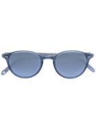 Garrett Leight Round Frame Sunglasses - Blue