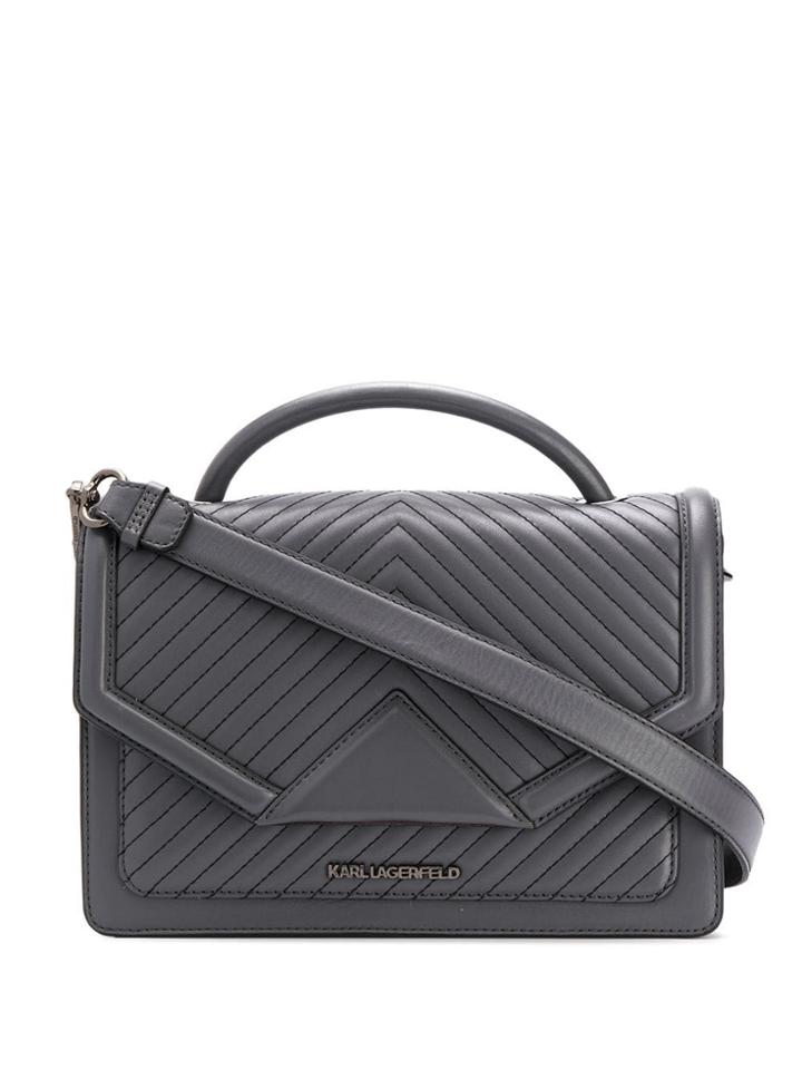 Karl Lagerfeld K/klassik Quilted Shoulderbag - Grey