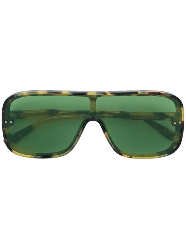 Bottega Veneta Eyewear Oversized Single-frame Sunglasses - Nude &