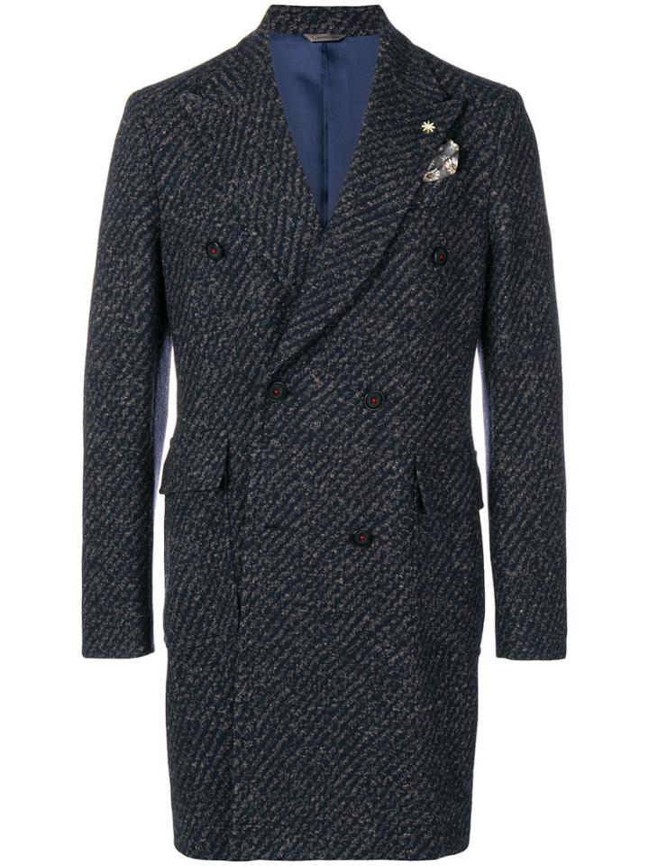 Manuel Ritz Winter Peacoat - Blue