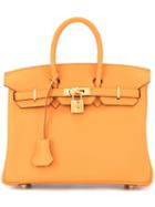 Hermès Pre-owned Birkin 25 Handbag - Orange