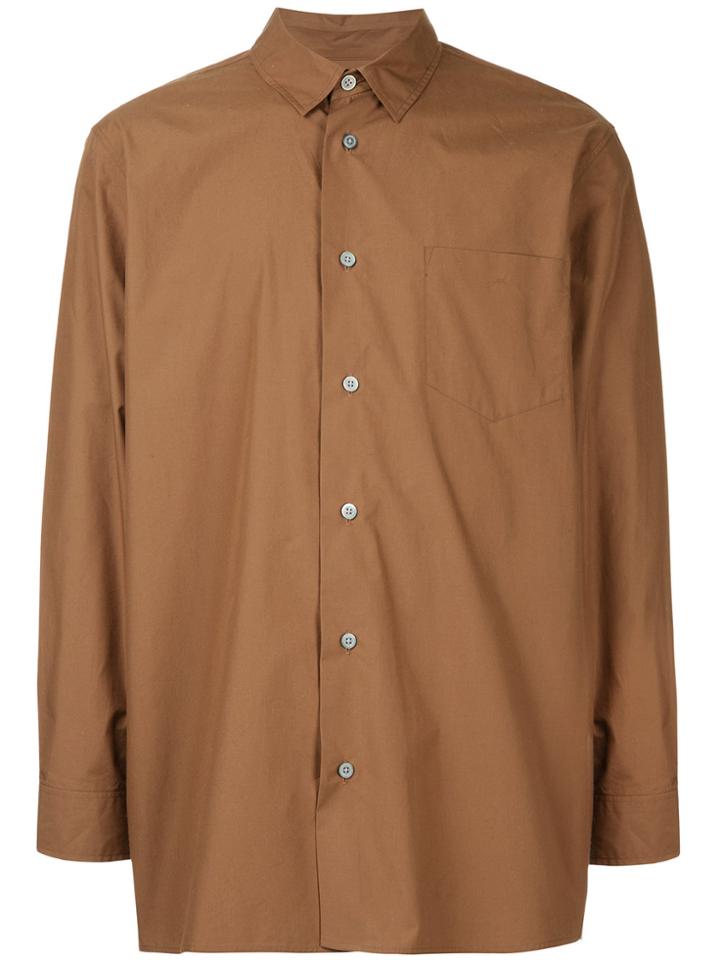 Aton Long-sleeved Shirt - Brown