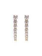 Melissa Kaye 18kt Yellow Gold Aria Hook Diamond Earrings
