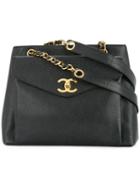 Chanel Pre-owned Cc Logo Handbag - Black
