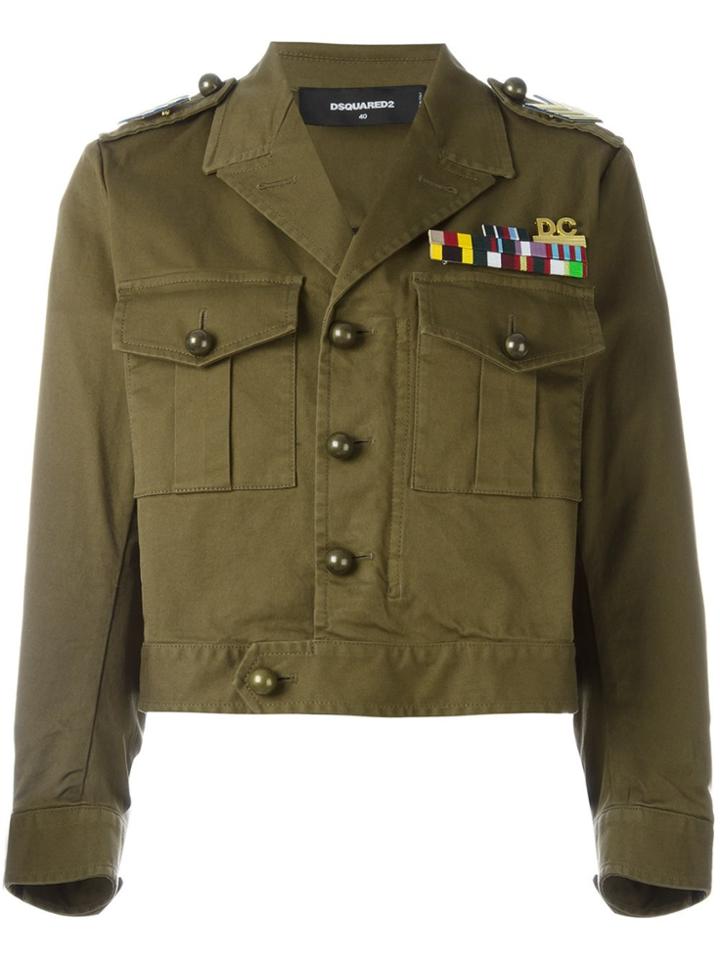 Dsquared2 'golden Arrow' Jacket - Green