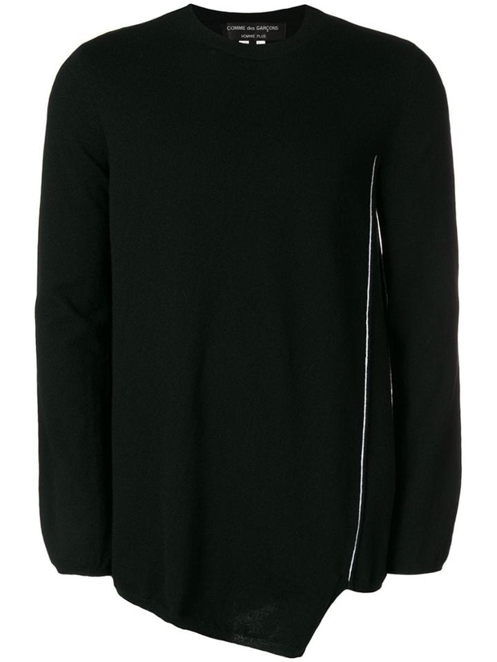 Comme Des Garçons Homme Plus Crew Neck Jumper - Black