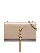 Saint Laurent Small Kate Shoulder Bag - Neutrals
