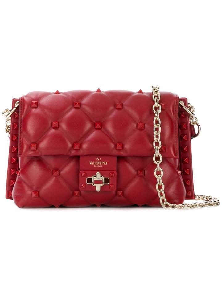 Valentino Valentino Garavani Rock Studs Cross Body Bag - Red
