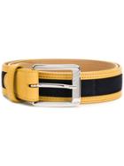 Moreschi Contrast Trim Belt - Yellow