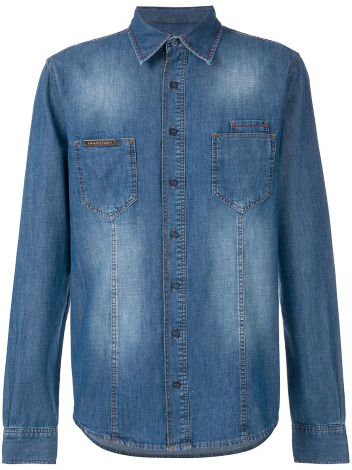 Philipp Plein Crazy Things Shirt - Blue
