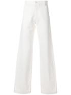 Band Of Outsiders A-line Trousers - White