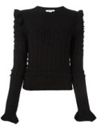 Philosophy Di Lorenzo Serafini Frill Detail Jumper - Black
