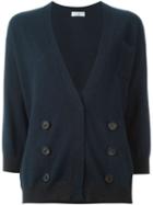 Brunello Cucinelli V-neck Cardigan, Women's, Size: Medium, Blue, Cashmere