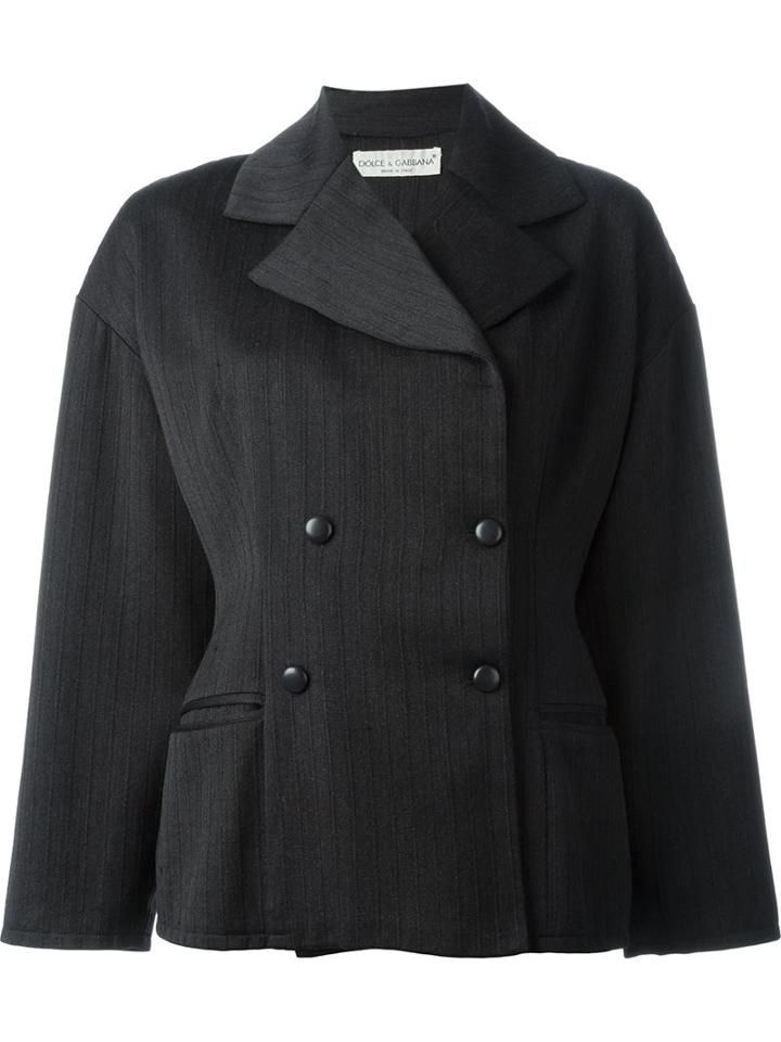 Dolce & Gabbana Vintage Textured Boxy Jacket